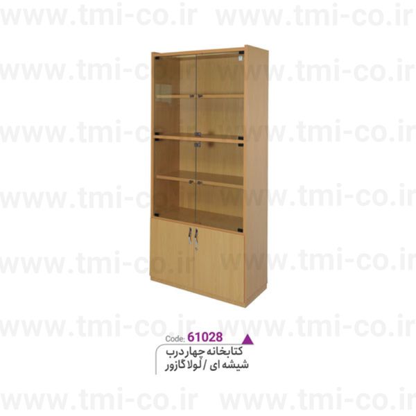 کتابخانه-چهار-درب-شیشه-ای